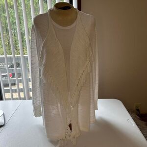 Lilly Pulitzer lucita cardigan Size L White